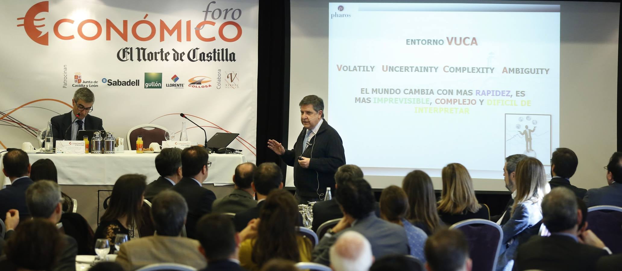 El ingeniero Marcos Urarte en el Foro Económico de El Norte de Castilla