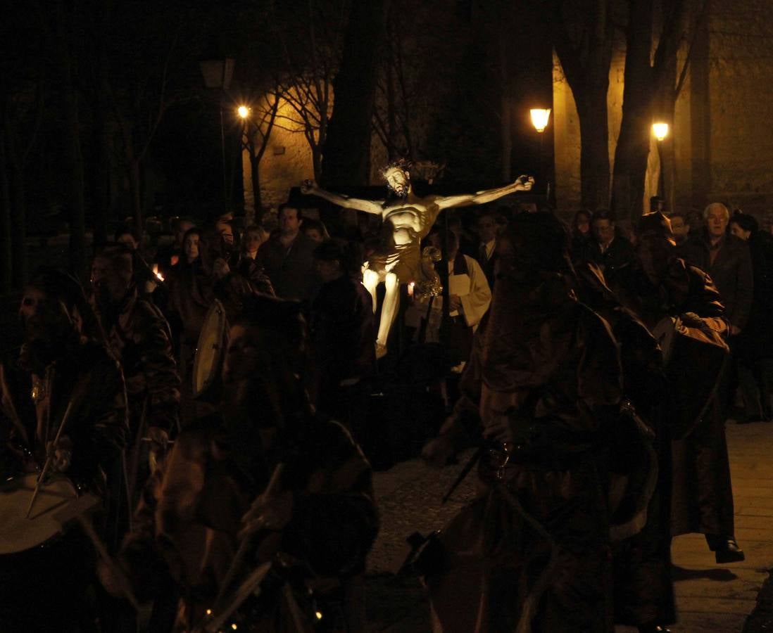 Procesión de las Tres Caídas en el barrio de San Marcos de Segovia