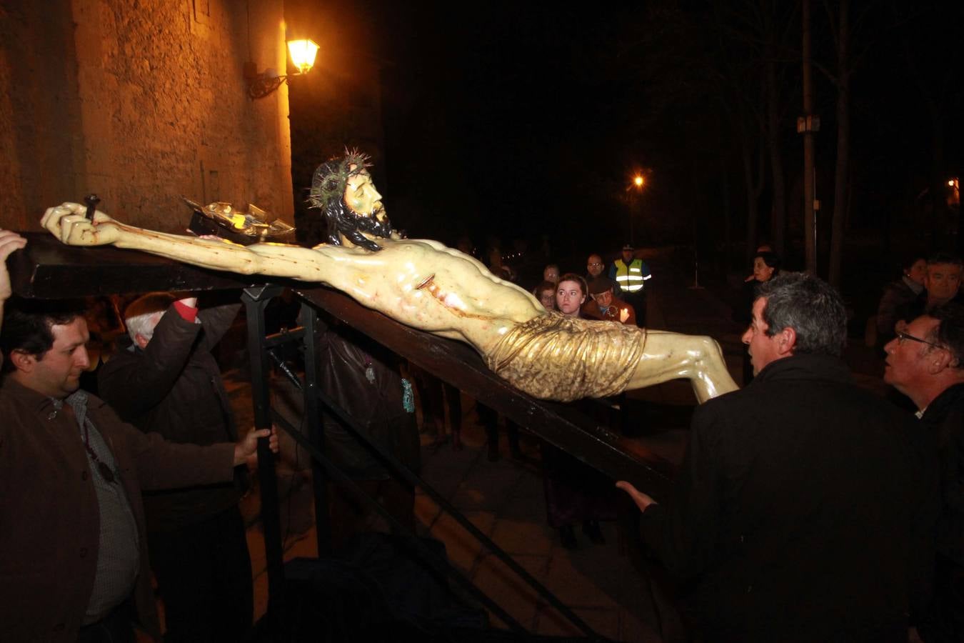 Procesión de las Tres Caídas en el barrio de San Marcos de Segovia