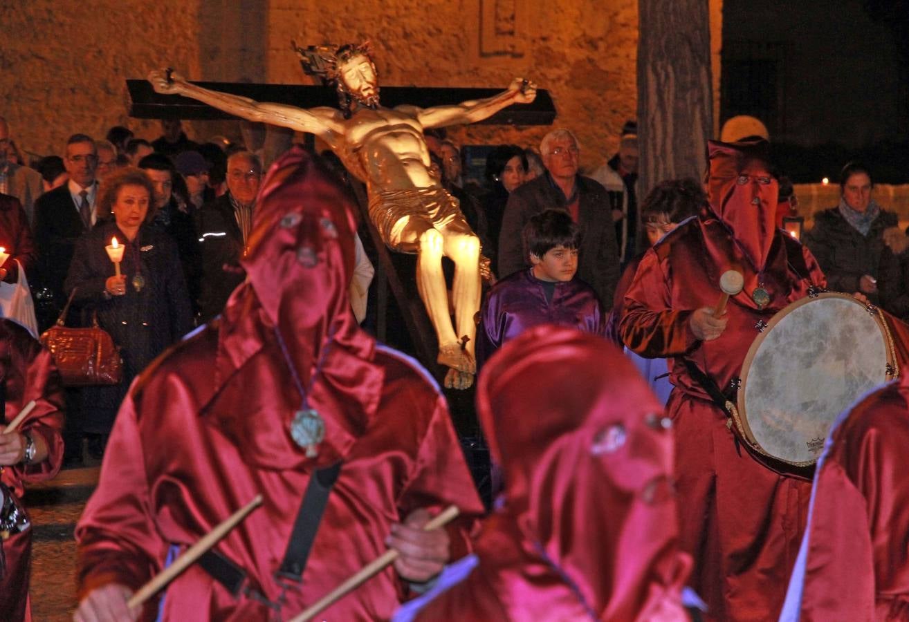 Procesión de las Tres Caídas en el barrio de San Marcos de Segovia