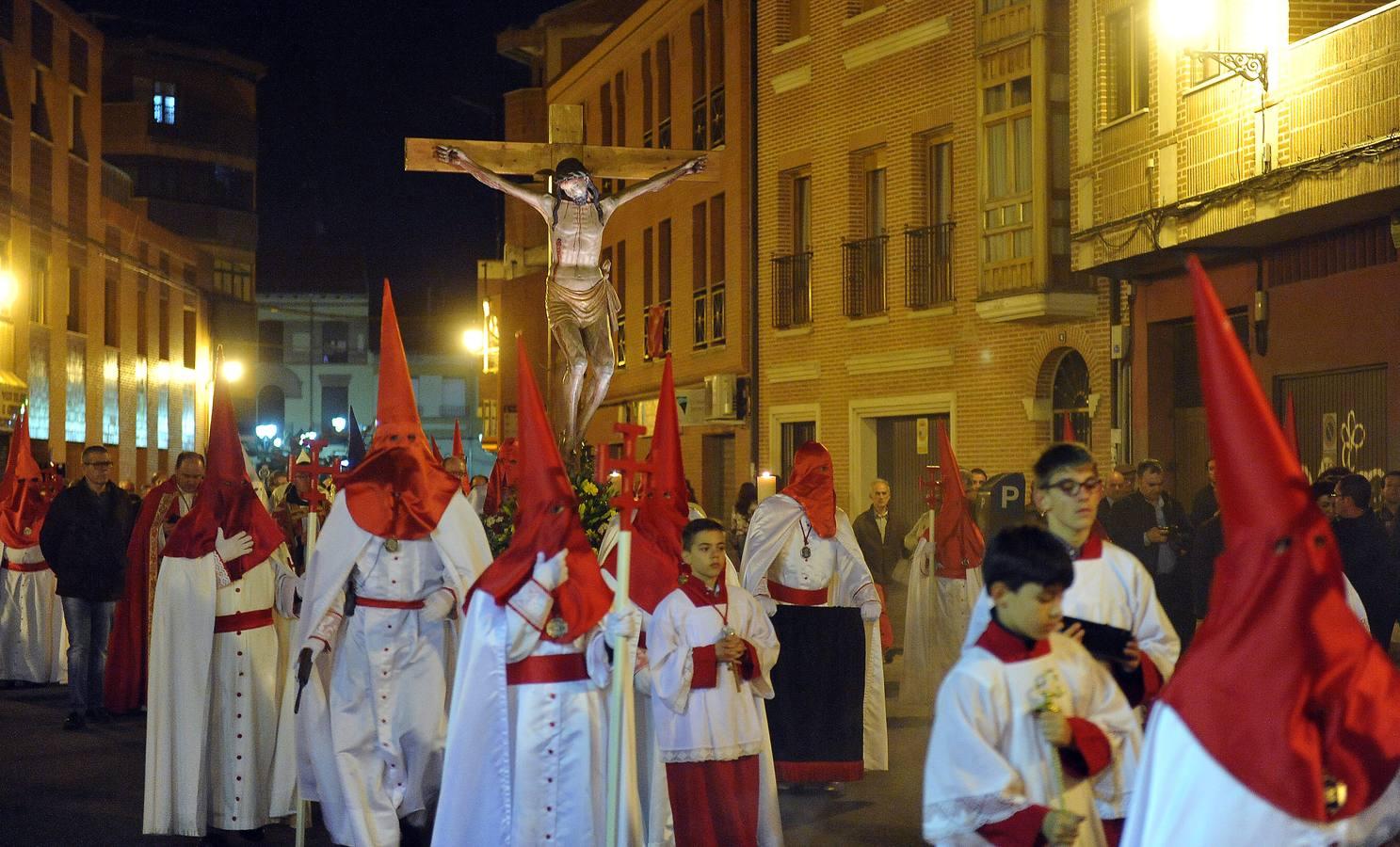 Peregrinación del Santísimo Cristo del Amor y la meditación de las Siete Palabras en Medina del Campo. Valladolid