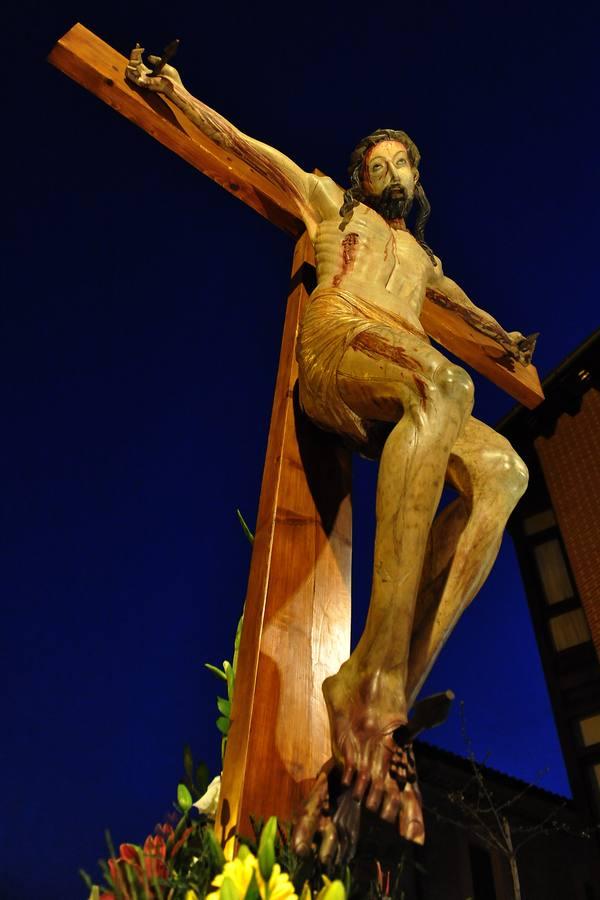 Peregrinación del Santísimo Cristo del Amor y la meditación de las Siete Palabras en Medina del Campo. Valladolid