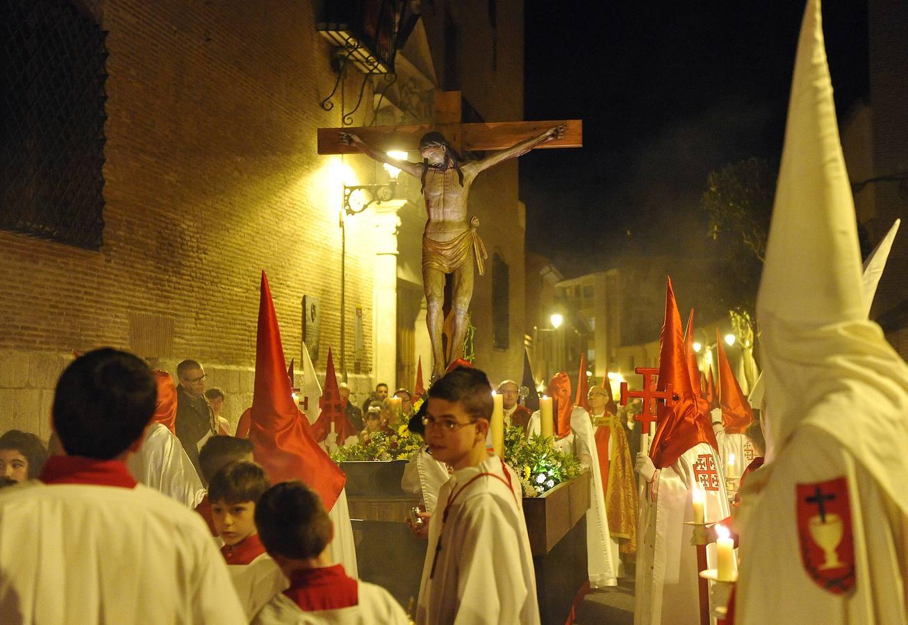 Peregrinación del Santísimo Cristo del Amor y la meditación de las Siete Palabras en Medina del Campo. Valladolid