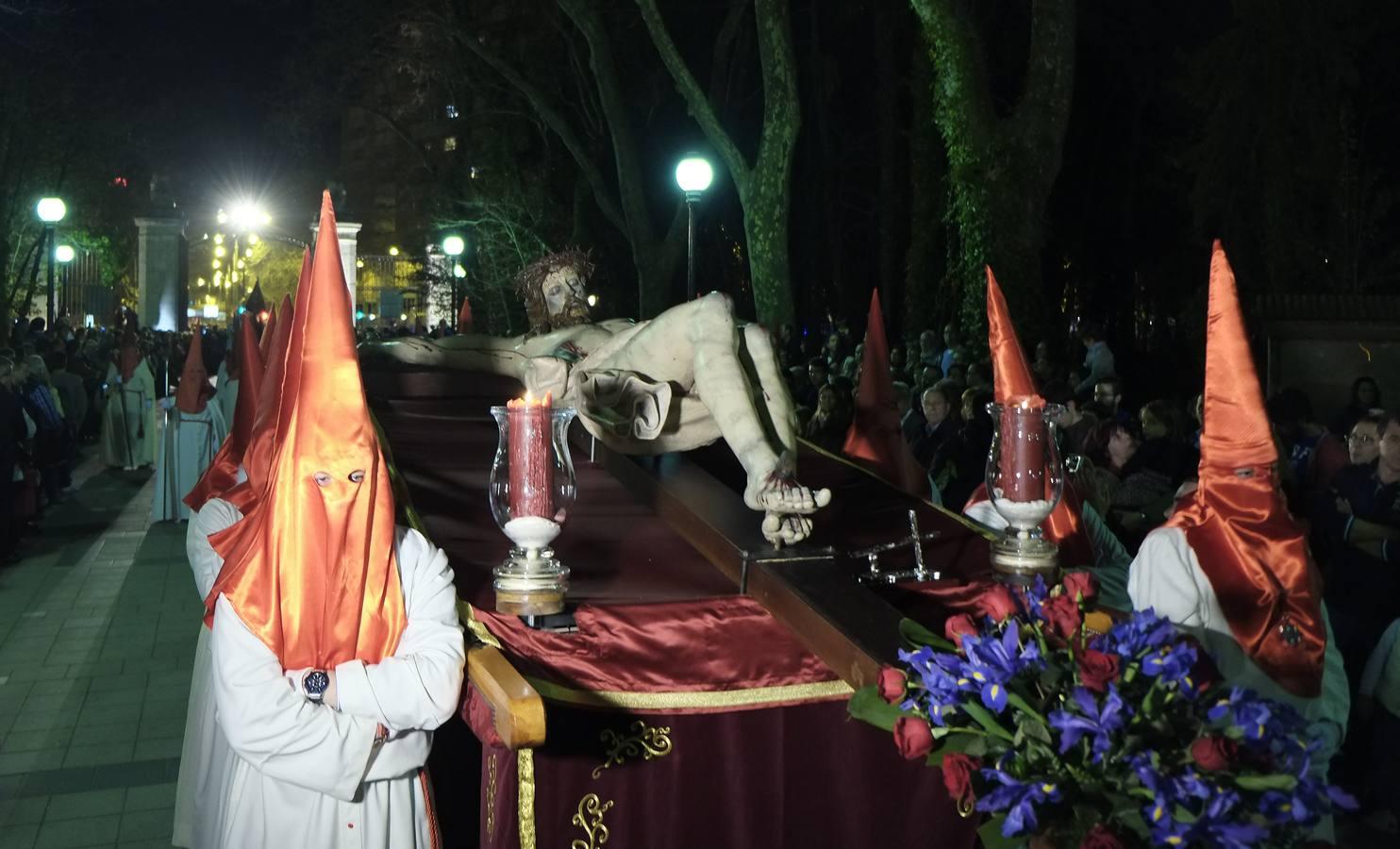 Peregrinación del Santísimo Cristo del Amor y la meditación de las Siete Palabras en Medina del Campo. Valladolid