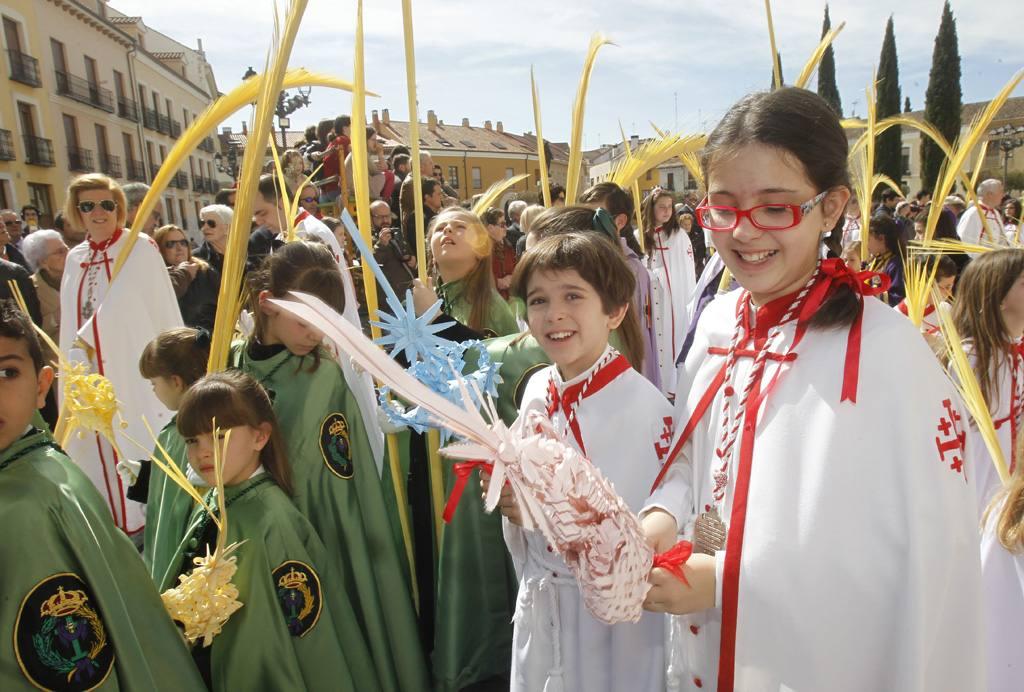 Procesión del Domingo de Ramos en Palencia