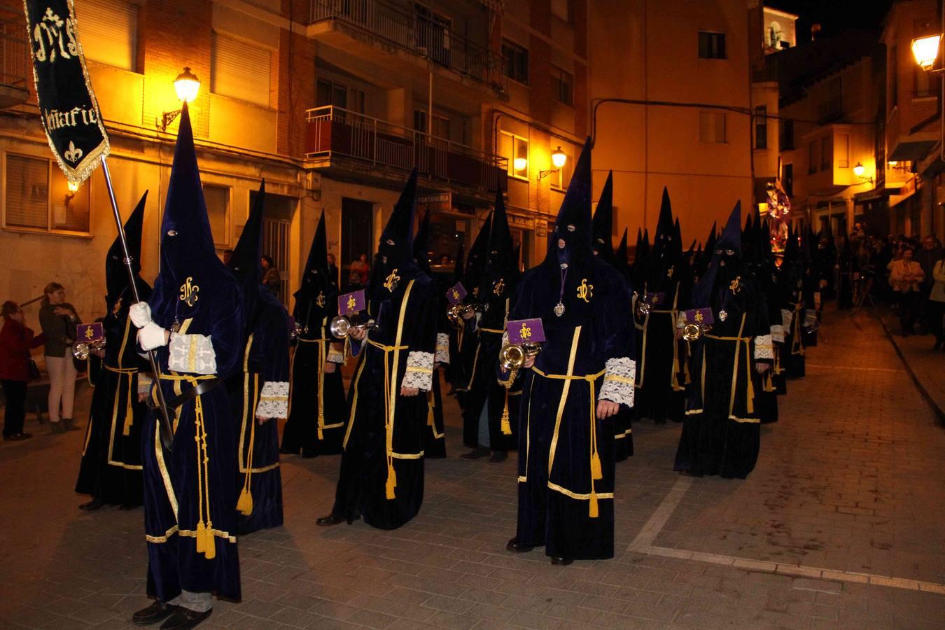 Procesión del Encuentro en Peñafiel (Valladolid)