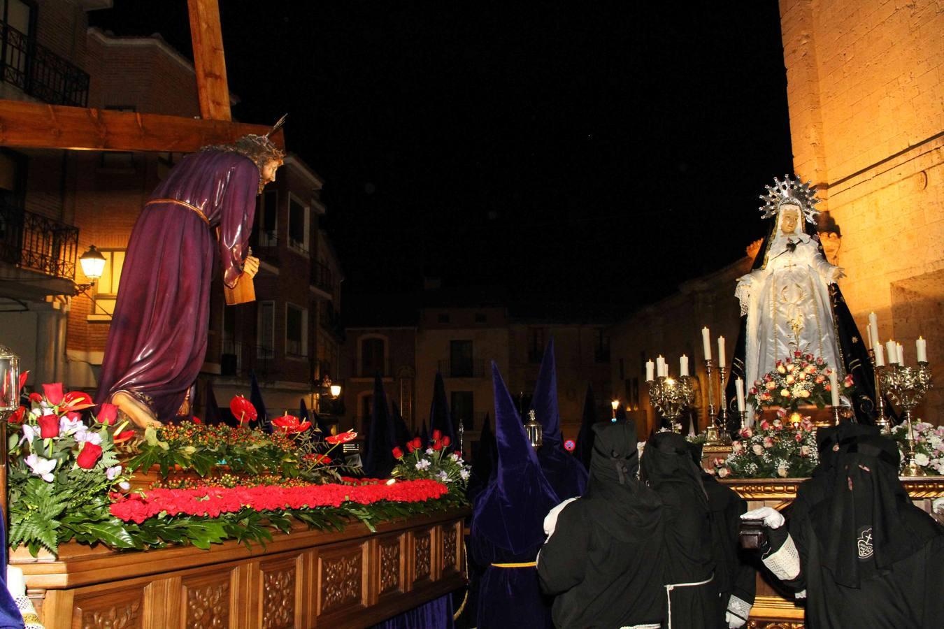 Procesión del Encuentro en Peñafiel (Valladolid)