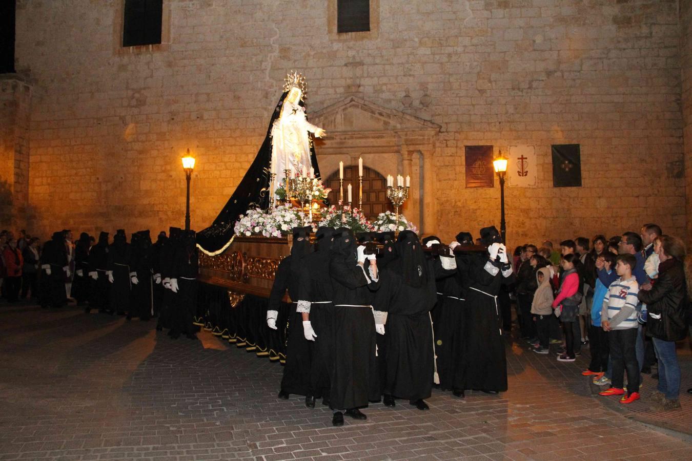 Procesión del Encuentro en Peñafiel (Valladolid)