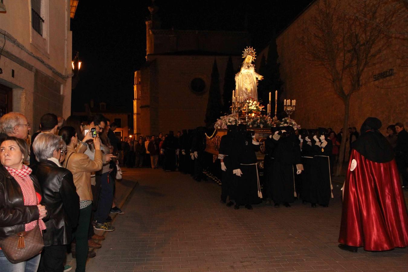 Procesión del Encuentro en Peñafiel (Valladolid)