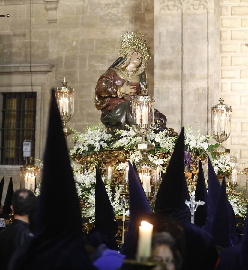 Procesión del Encuentro de la Virgen con su hijo en Valladolid