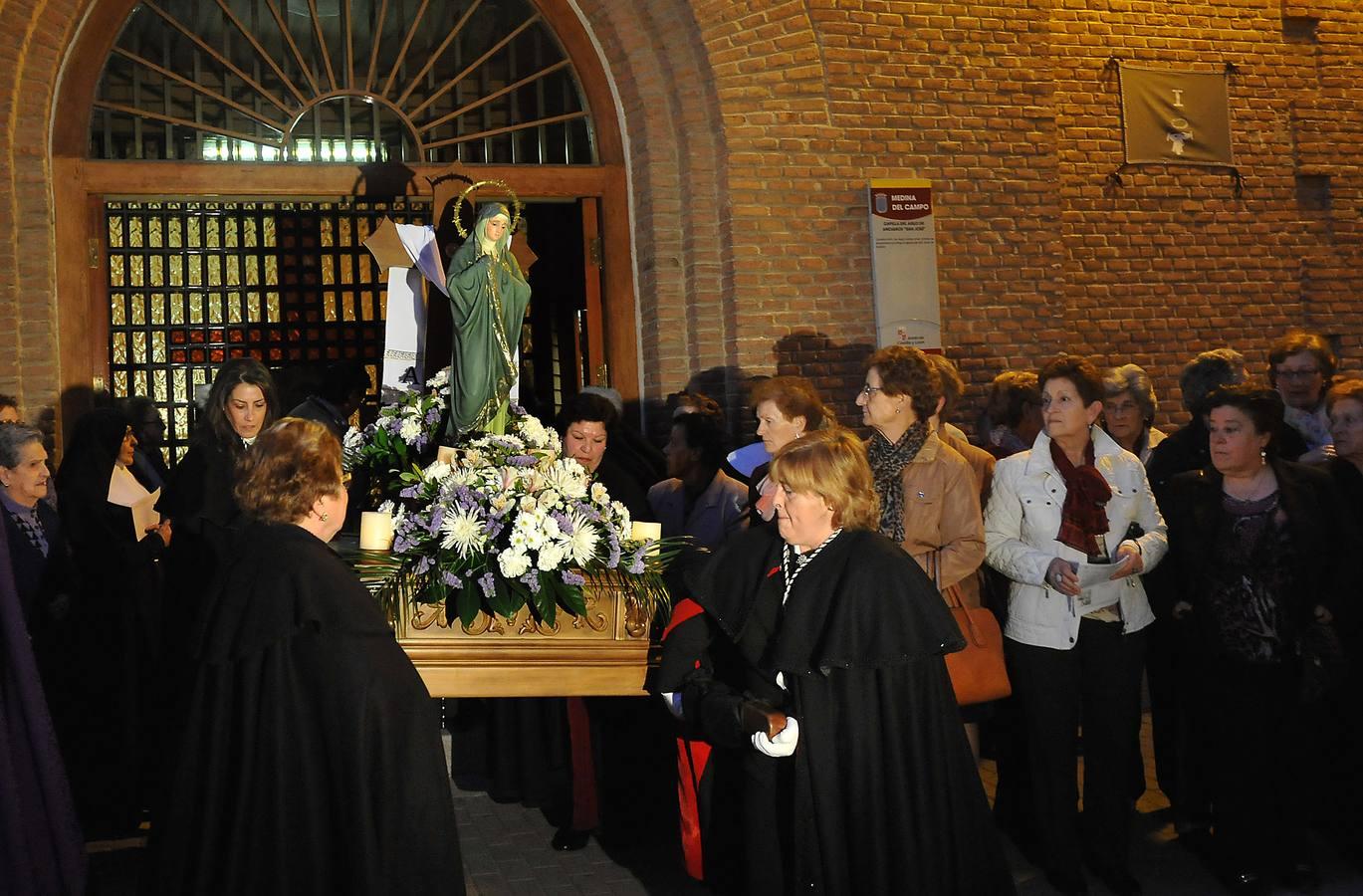 Rosario de La Soledad y Esperanza en Medina del Campo (Valladolid)