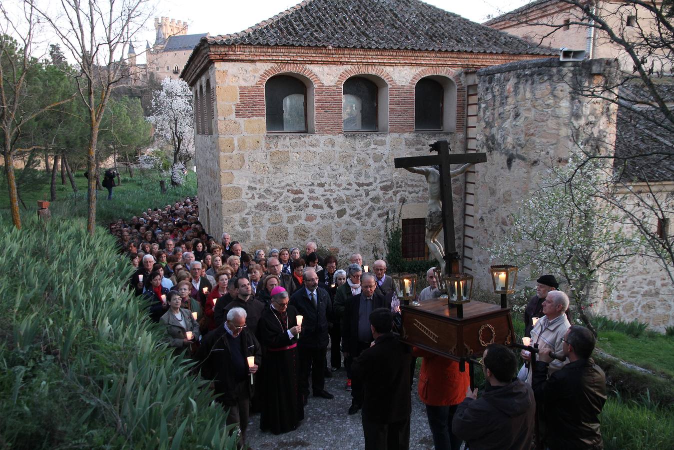 Vía Crucis de la Huerta de los Carmelitas en Segovia