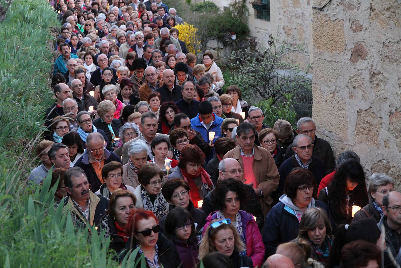 Vía Crucis de la Huerta de los Carmelitas en Segovia