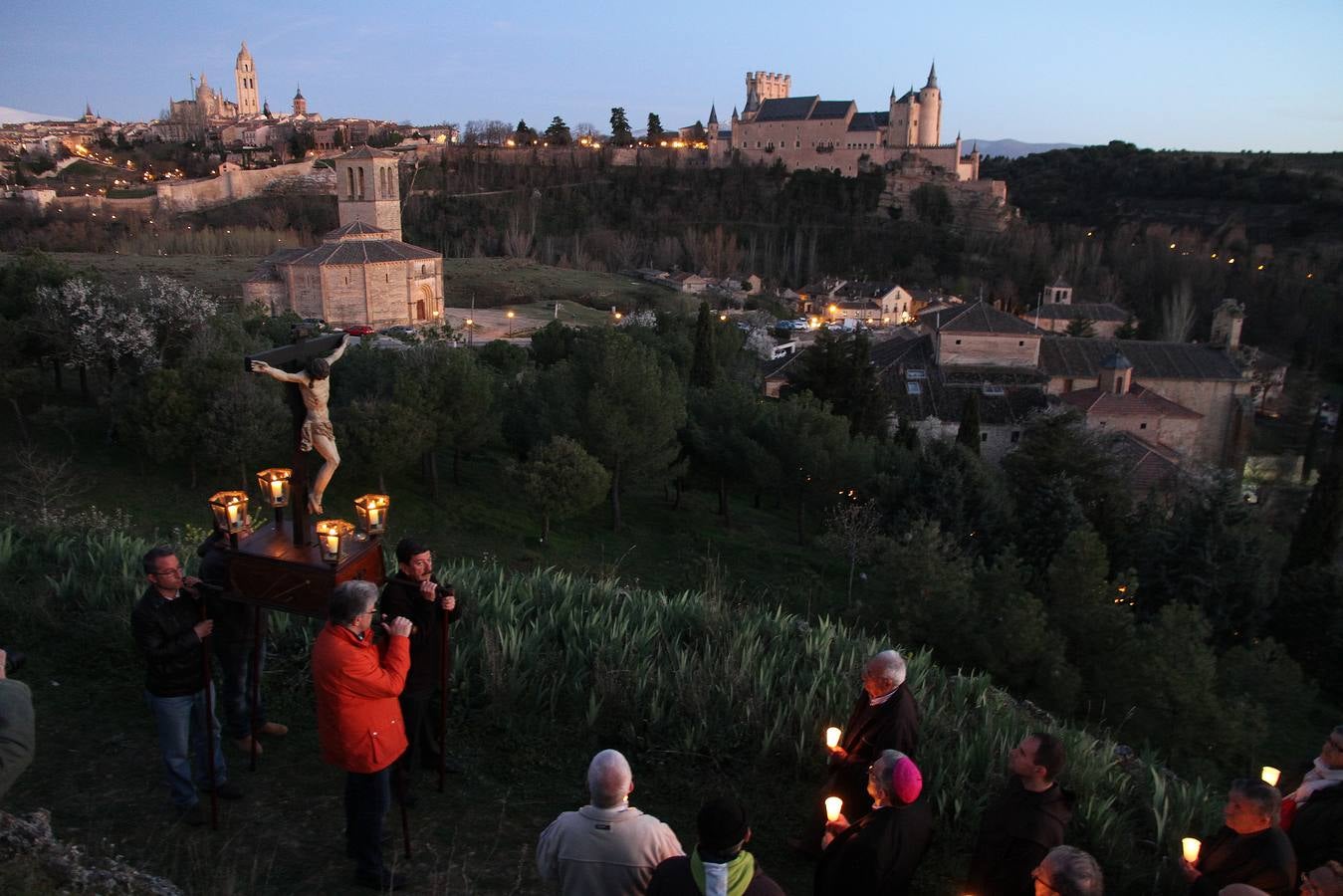 Vía Crucis de la Huerta de los Carmelitas en Segovia