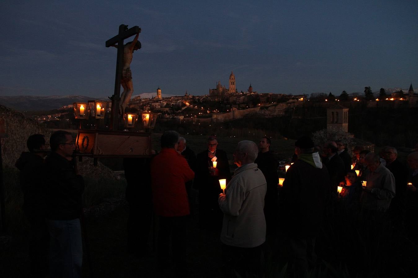 Vía Crucis de la Huerta de los Carmelitas en Segovia