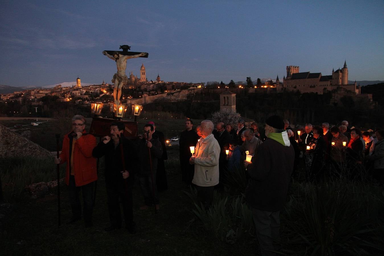 Vía Crucis de la Huerta de los Carmelitas en Segovia