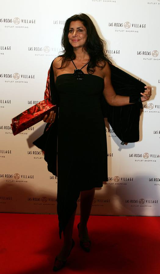 María Pineda en Las Rozas Village (Madrid) en 2005