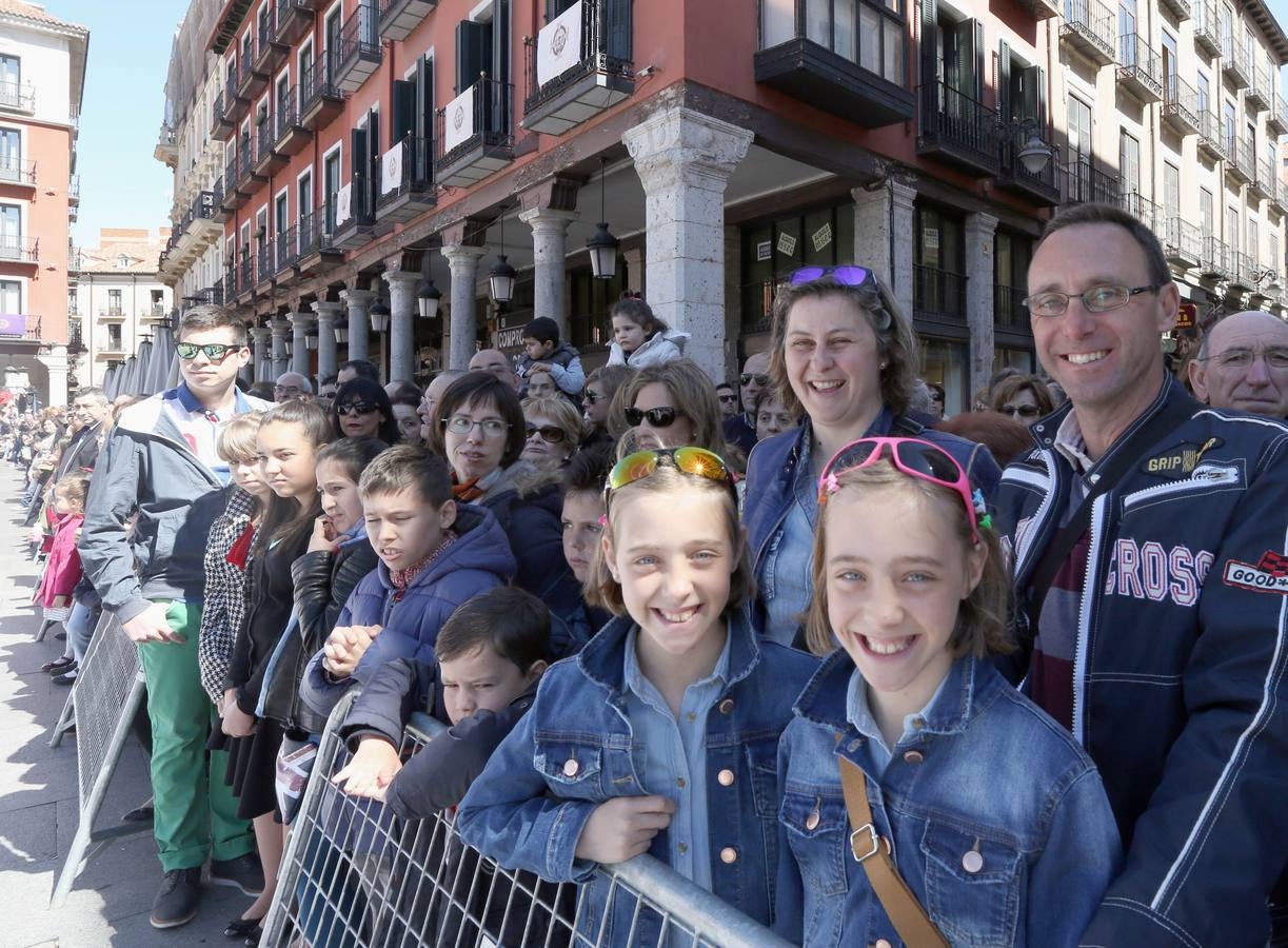 Encuentro entre el Cristo Resucitado y la Vírgen de la Alegria en Valladolid
