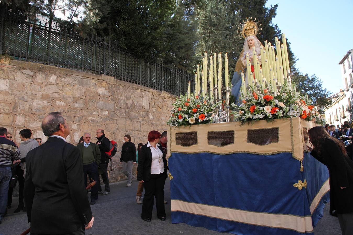 Procesión del encuentro en Segovia