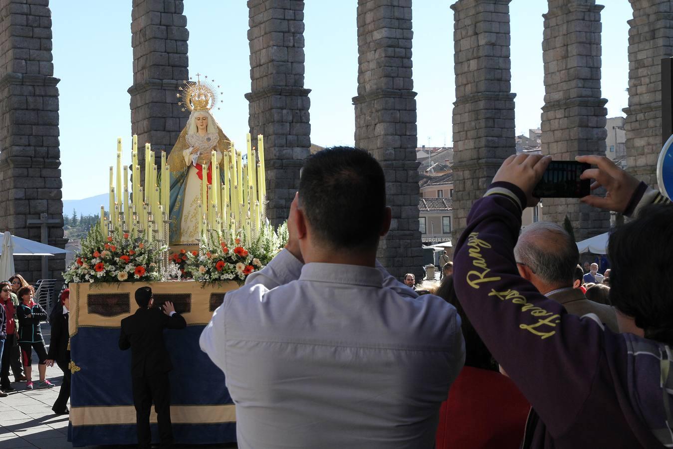 Procesión del encuentro en Segovia