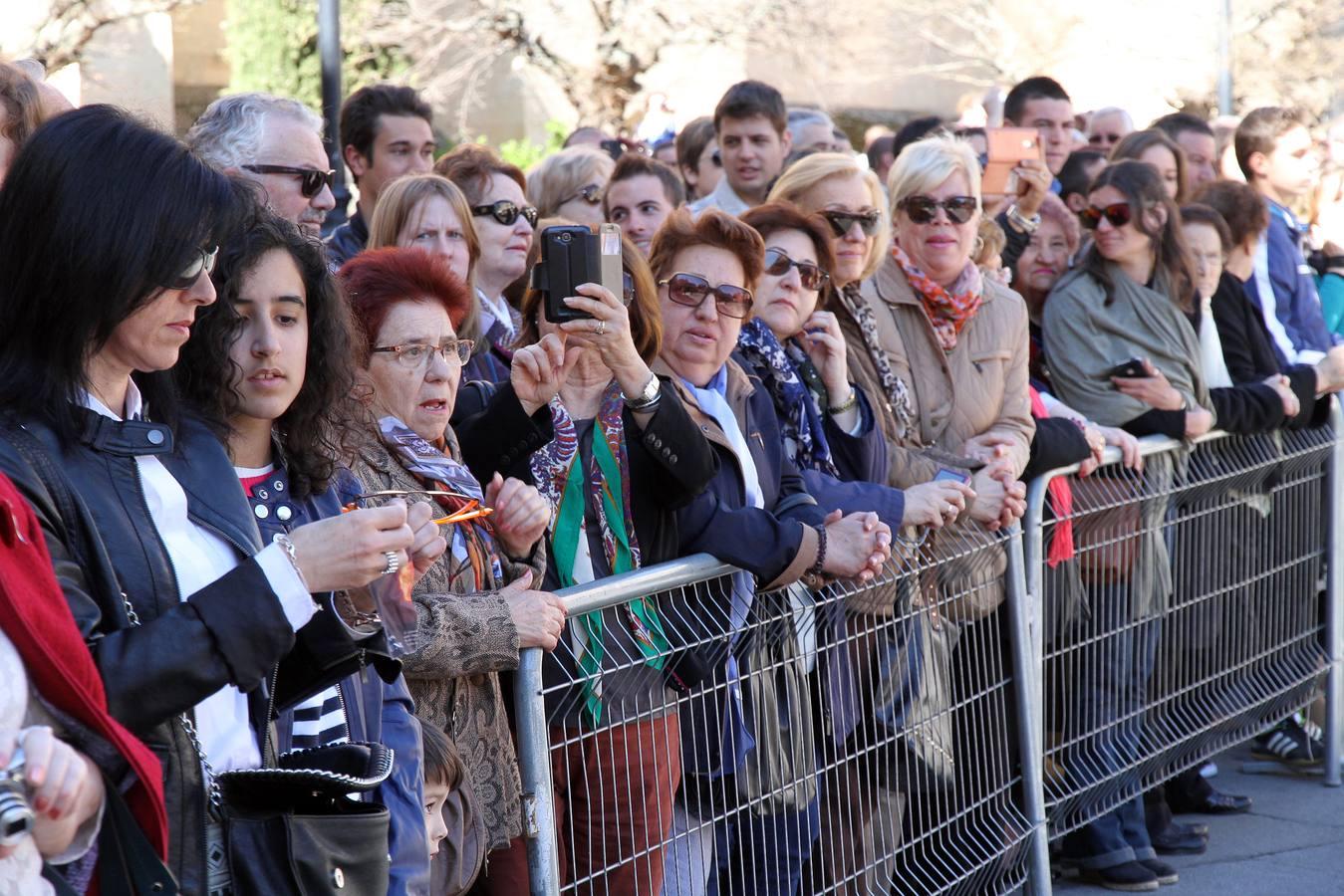 Procesión del encuentro en Segovia