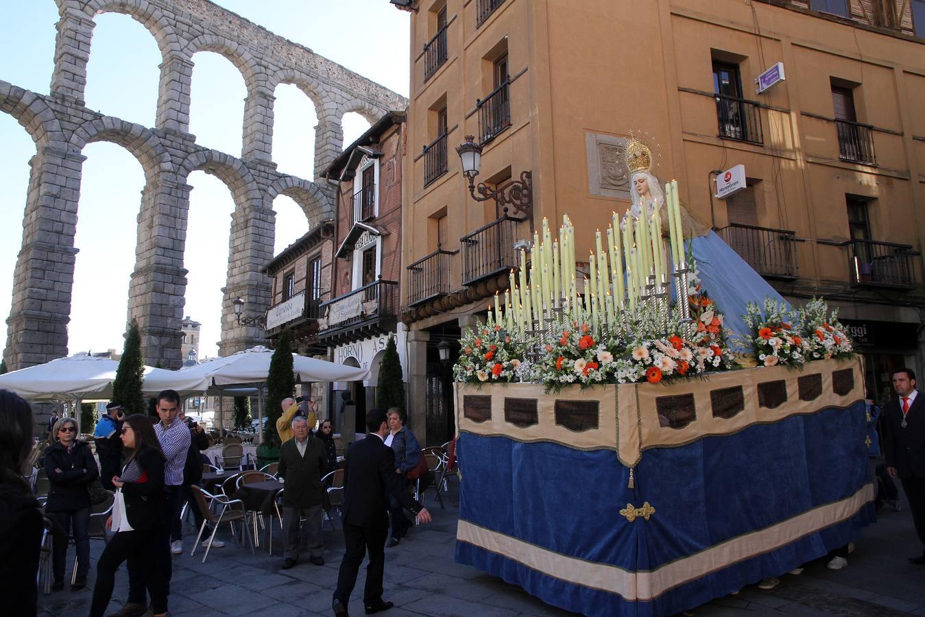 Procesión del encuentro en Segovia