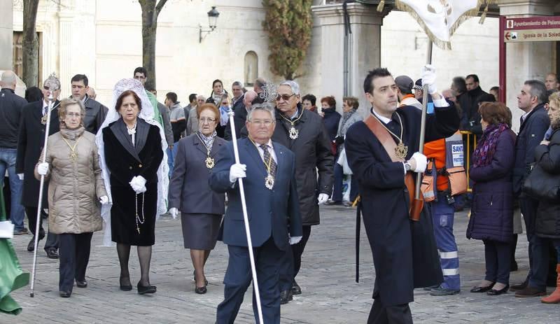 Procesión del Rompimiento del Velo en Palencia