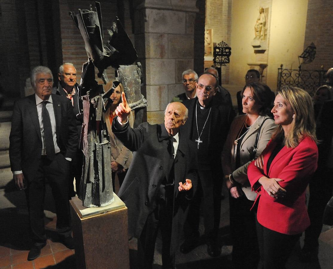 Inauguración de la exposición de Venancio Blanco en Alba de Tormes (Salamanca)