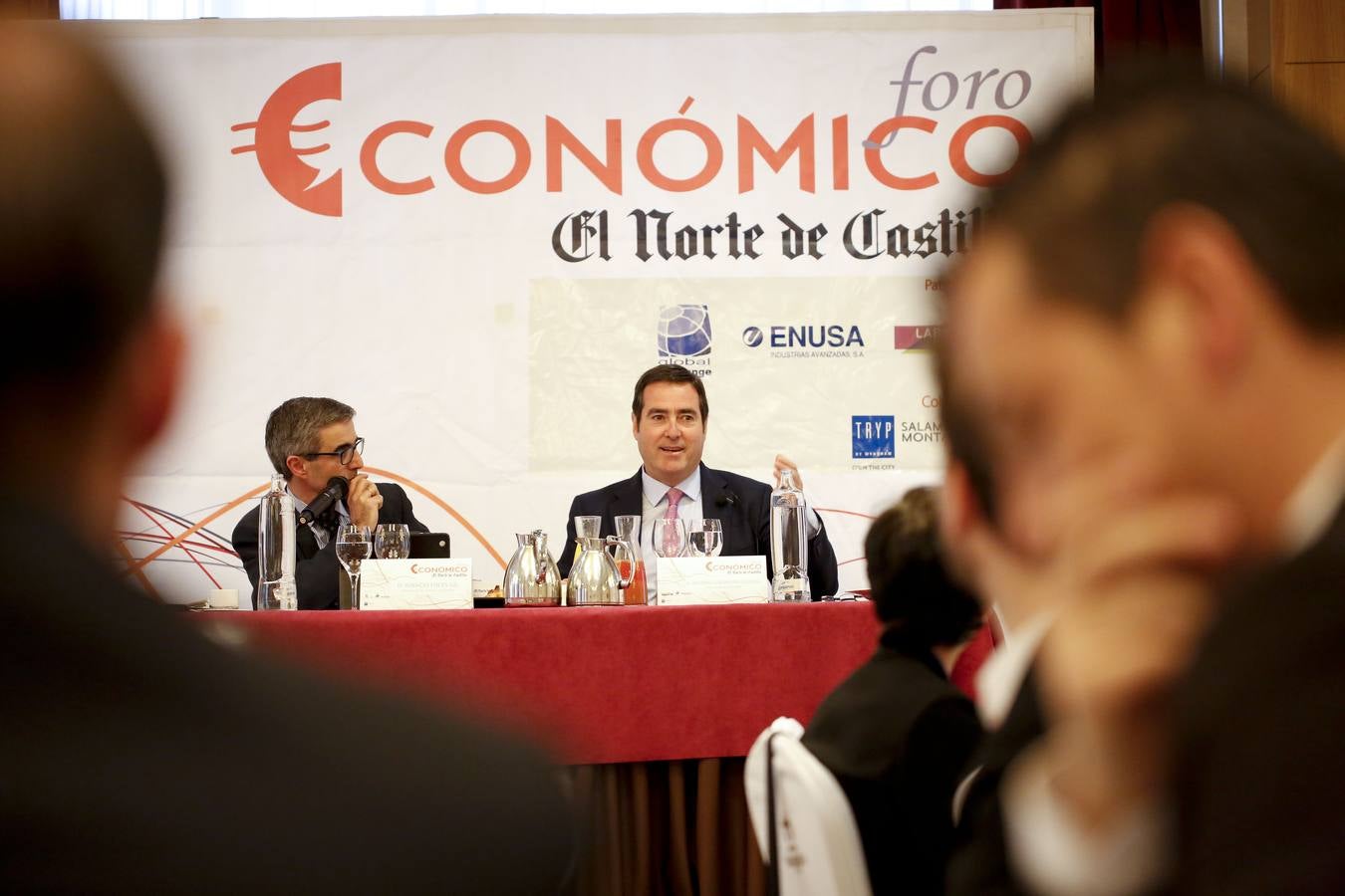 El presidente de Cepyme, Antonio Garamendi en el Foro Económico de El Norte de Castilla en Salamanca