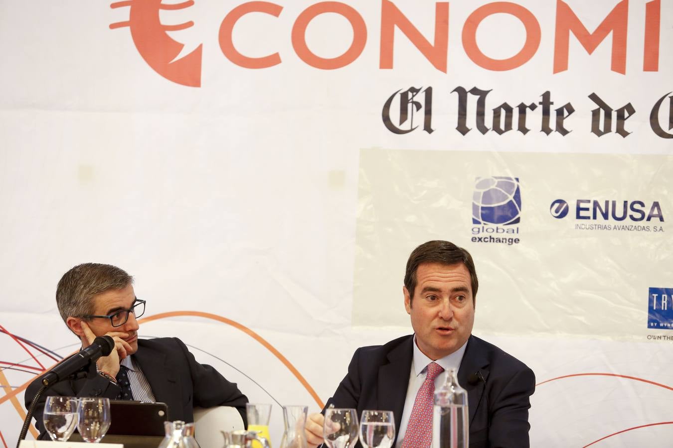 El presidente de Cepyme, Antonio Garamendi en el Foro Económico de El Norte de Castilla en Salamanca