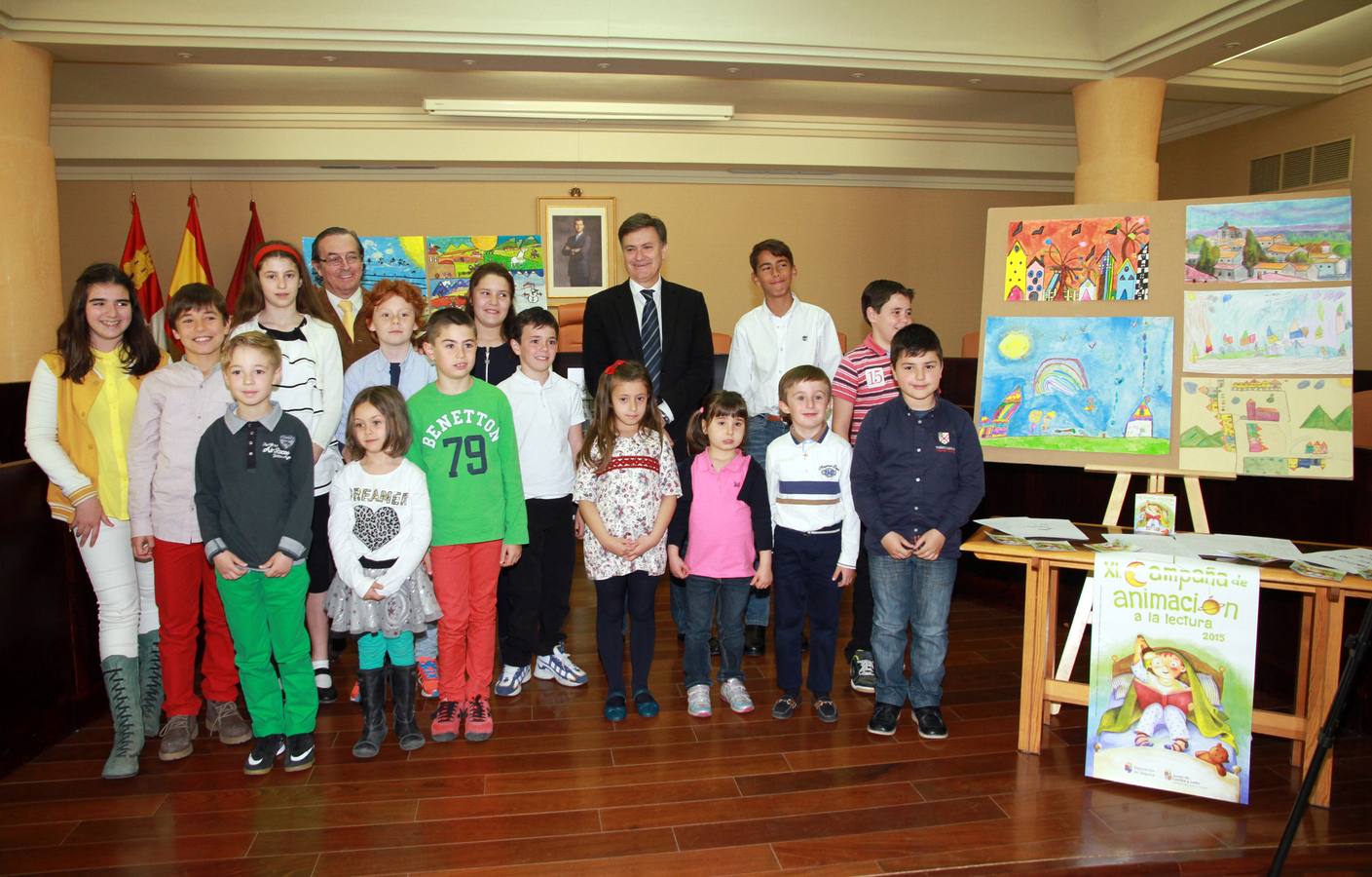 Entrega de los premios del concurso de dibujo y narrativa de la Diputación de Segovia