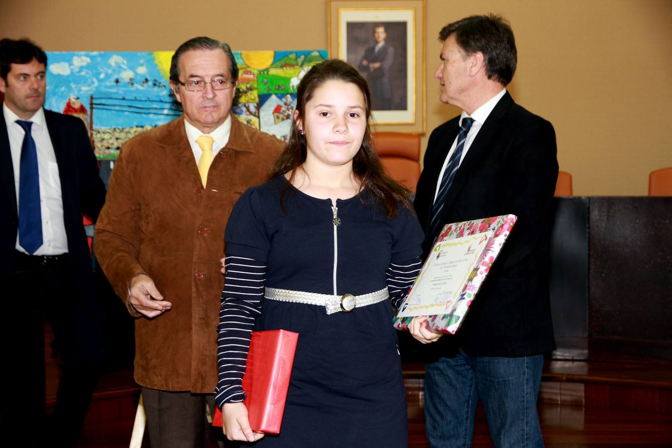 Entrega de los premios del concurso de dibujo y narrativa de la Diputación de Segovia