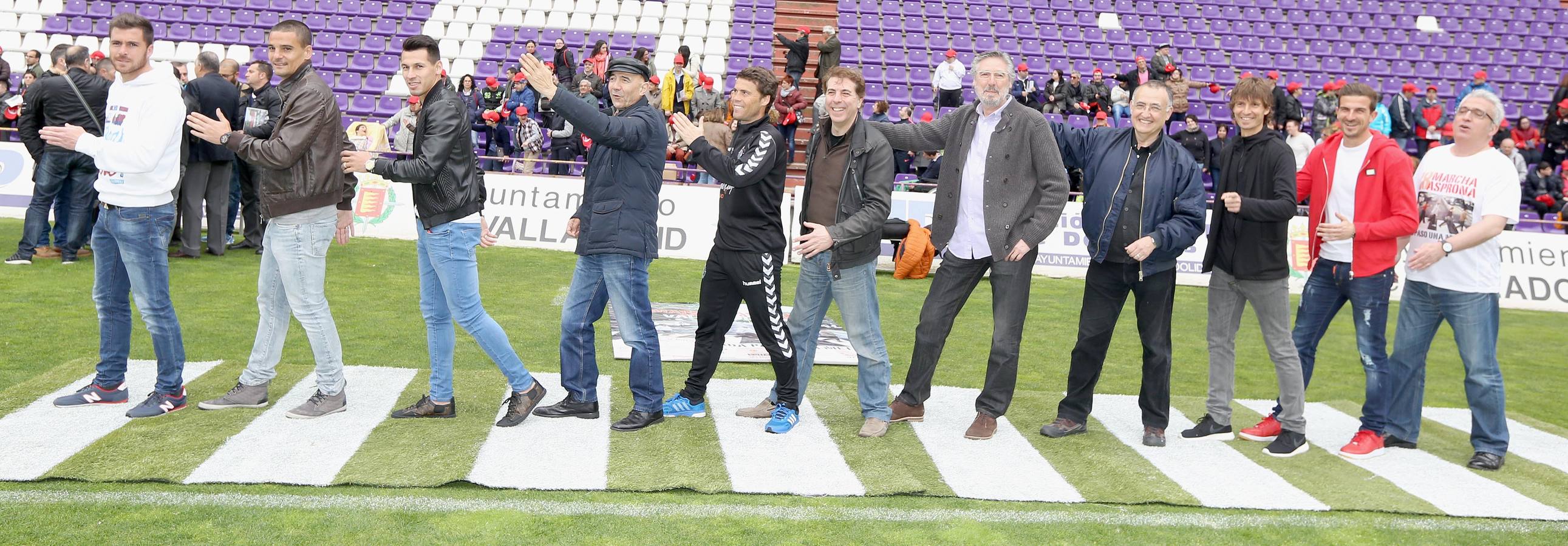 Presentación de la 38 Marcha Asprona en el estadio José Zorrilla