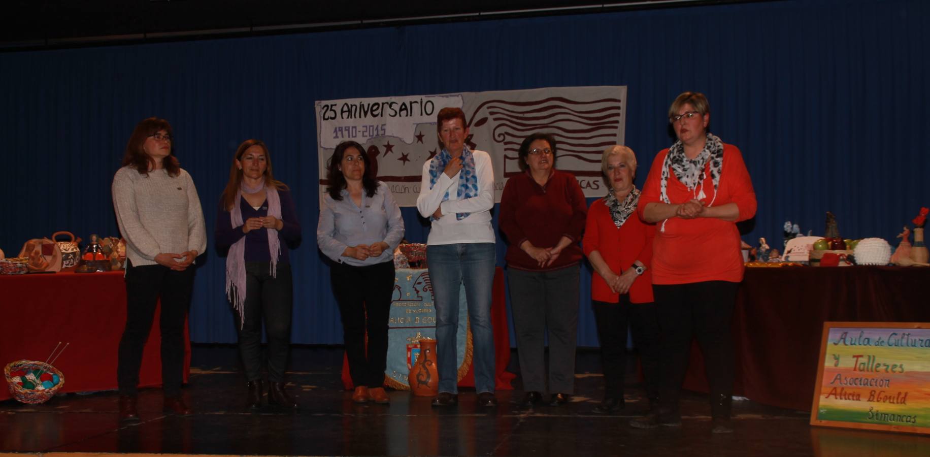 Exposición por el 25 aniversario de la Asociación de Mujeres Alicia B. Gould en Simancas (Valladolid)