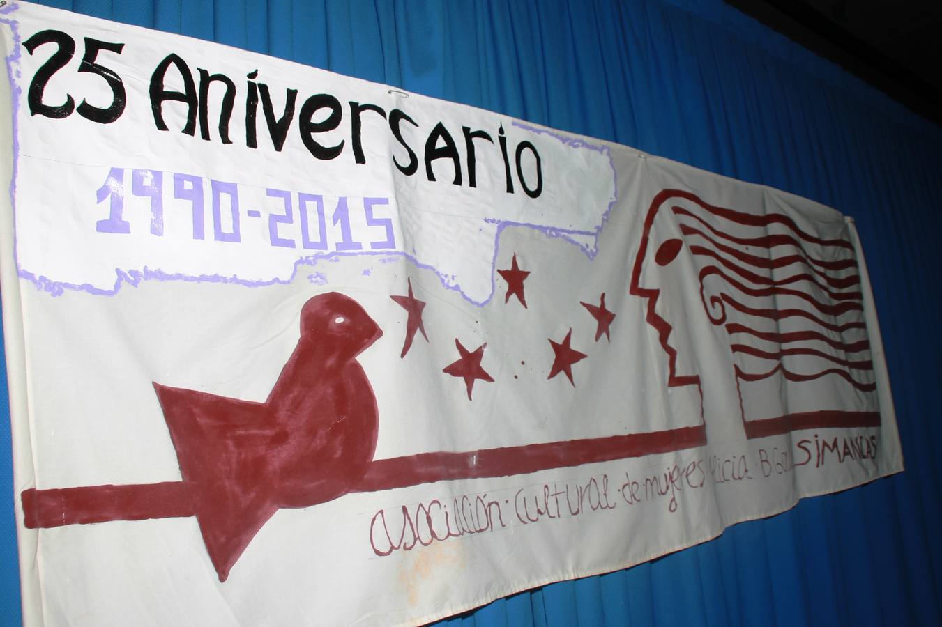 Exposición por el 25 aniversario de la Asociación de Mujeres Alicia B. Gould en Simancas (Valladolid)