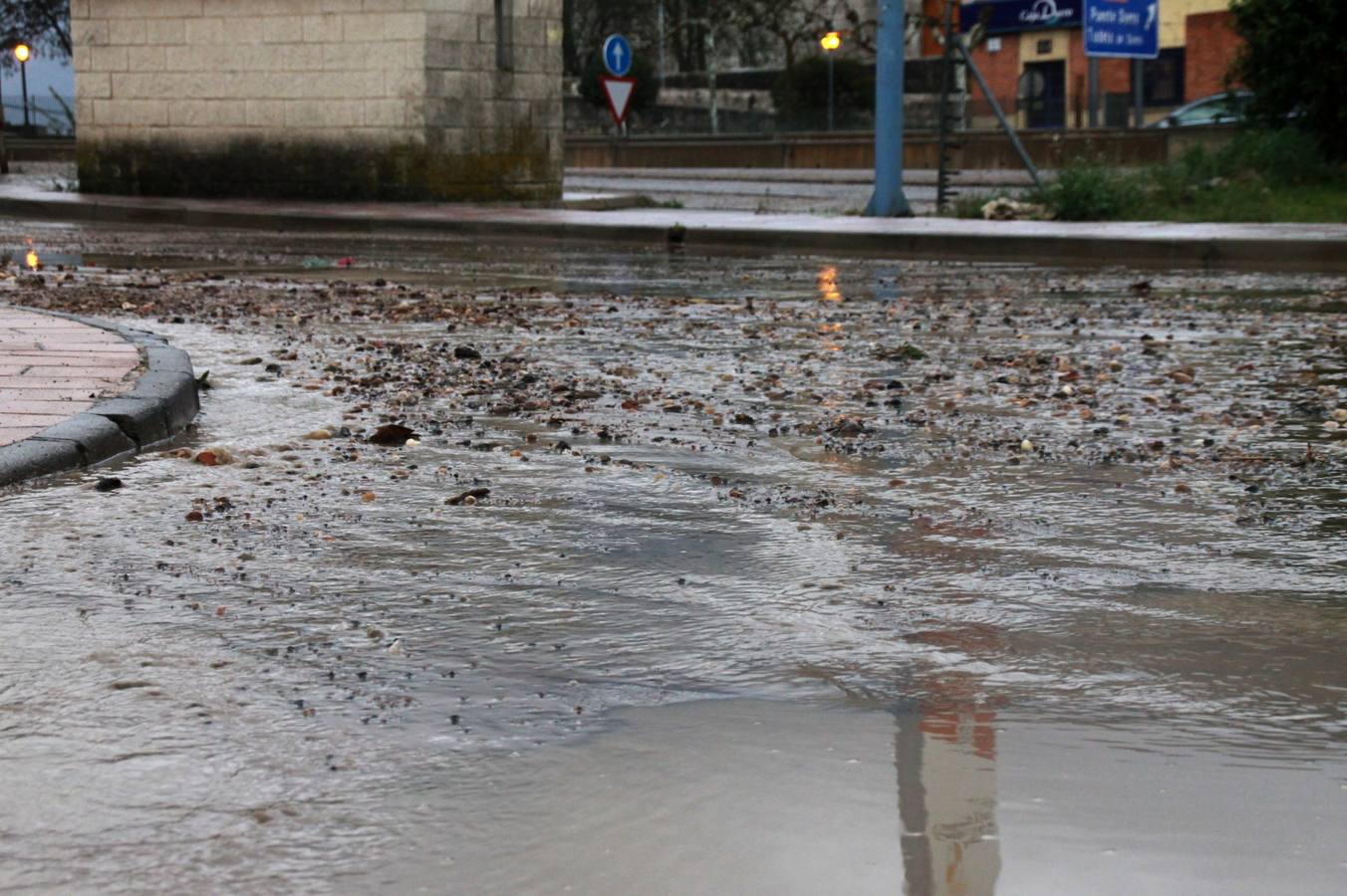 Consecuencias de la tormenta en Simancas