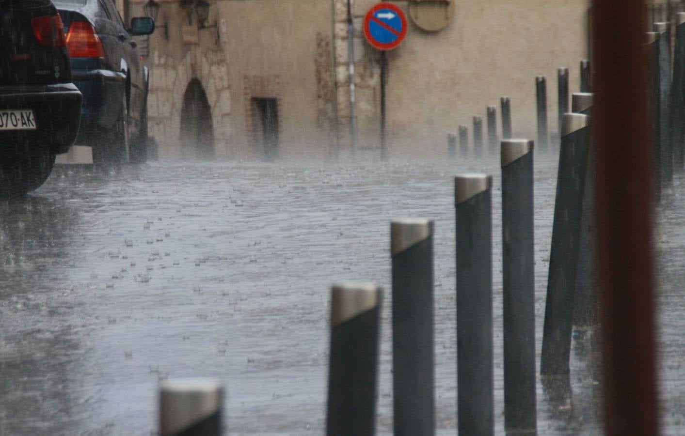 Consecuencias de la tormenta en Simancas