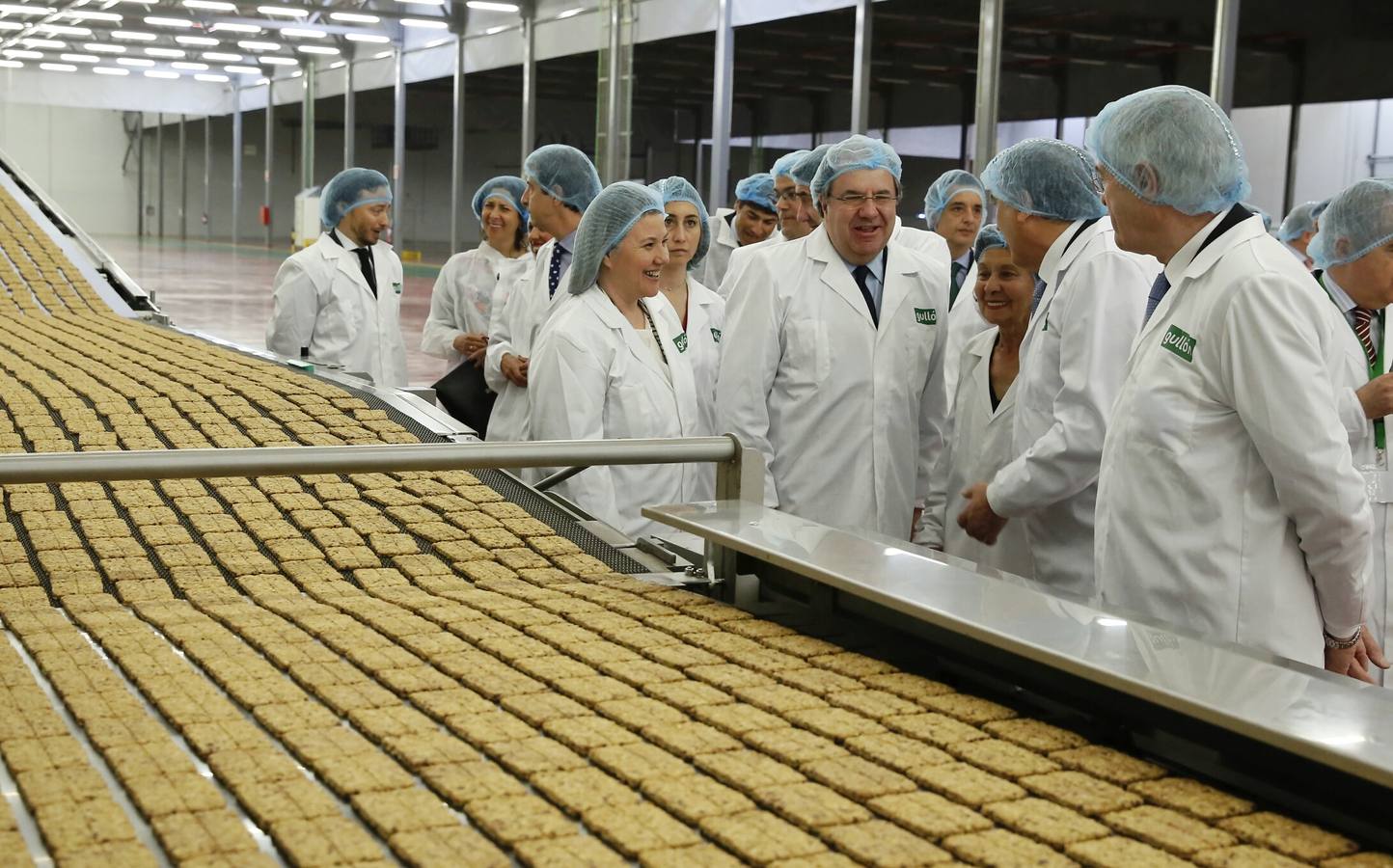 Galletas Gullón inaugura una nueva planta en Aguilar de Campoo (Palencia)