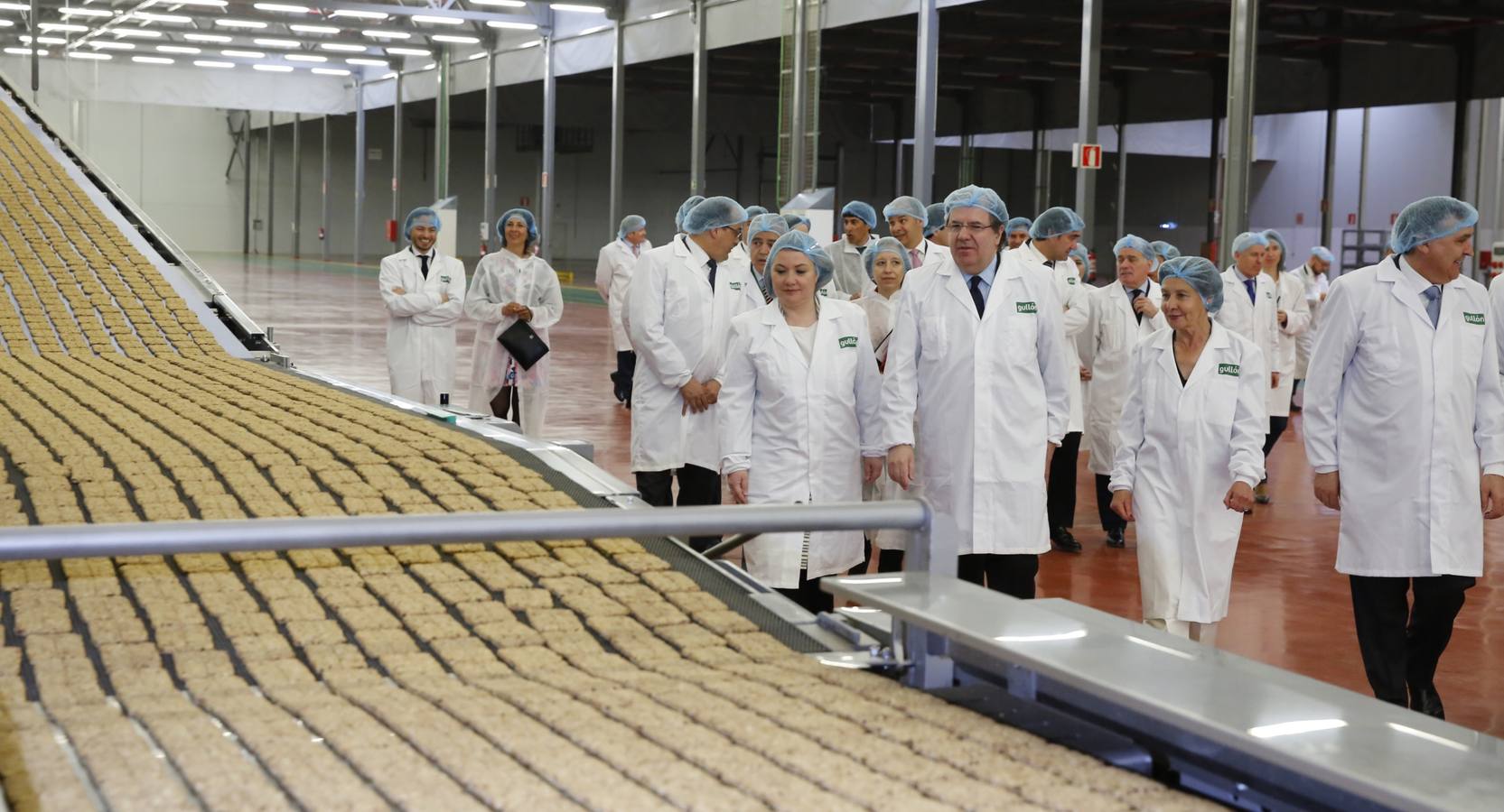 Galletas Gullón inaugura una nueva planta en Aguilar de Campoo (Palencia)