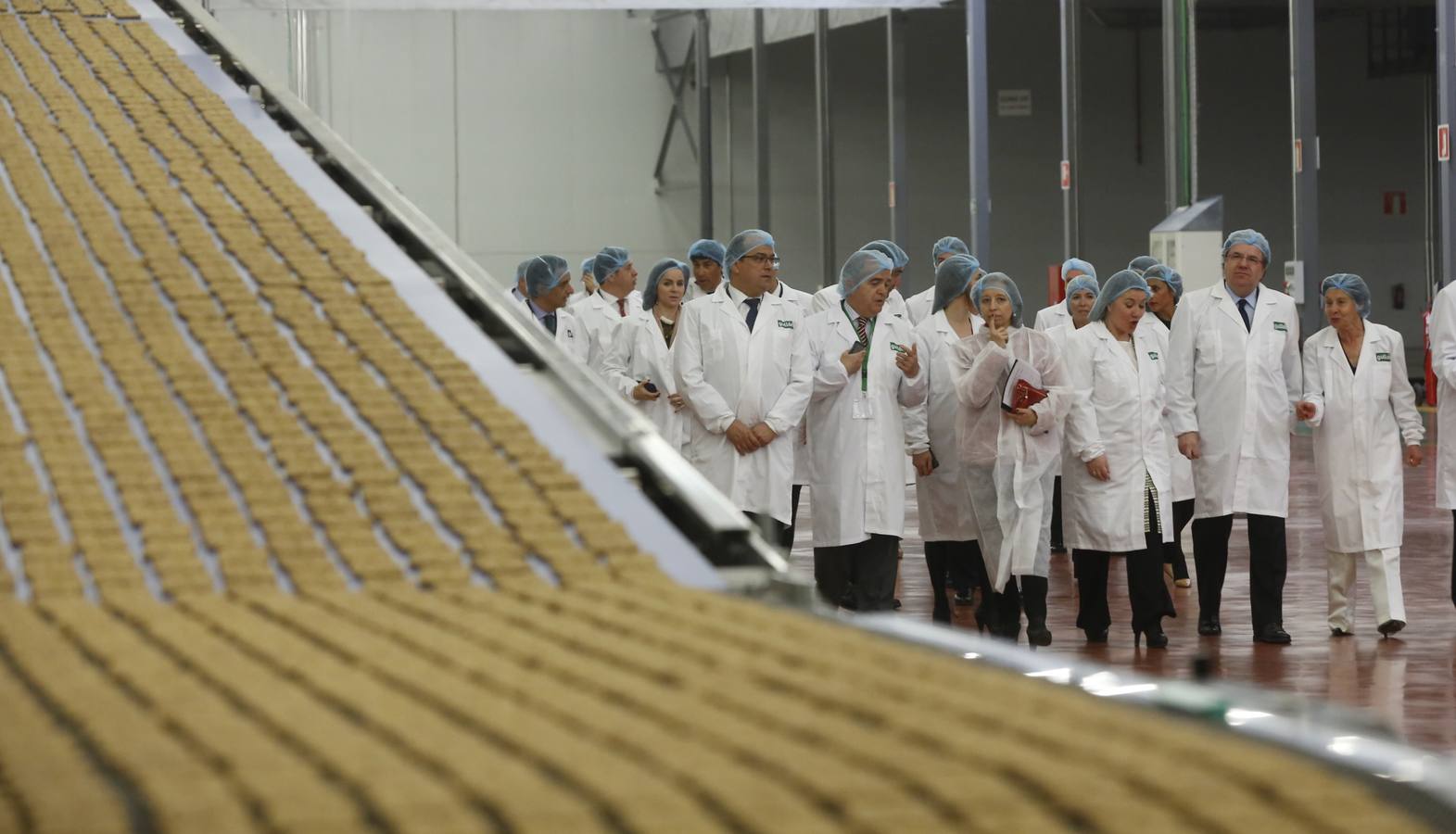 Galletas Gullón inaugura una nueva planta en Aguilar de Campoo (Palencia)
