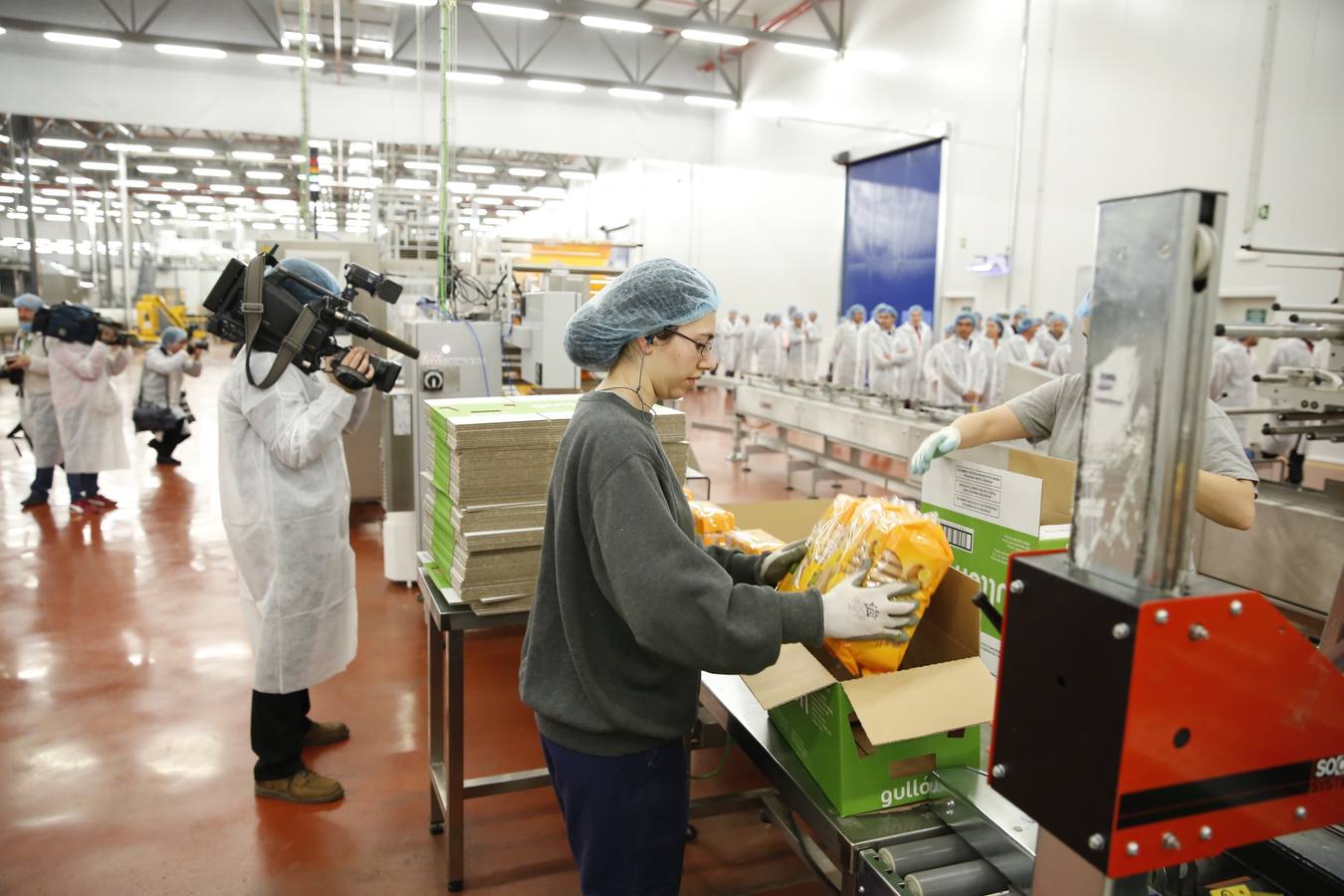Galletas Gullón inaugura una nueva planta en Aguilar de Campoo (Palencia)