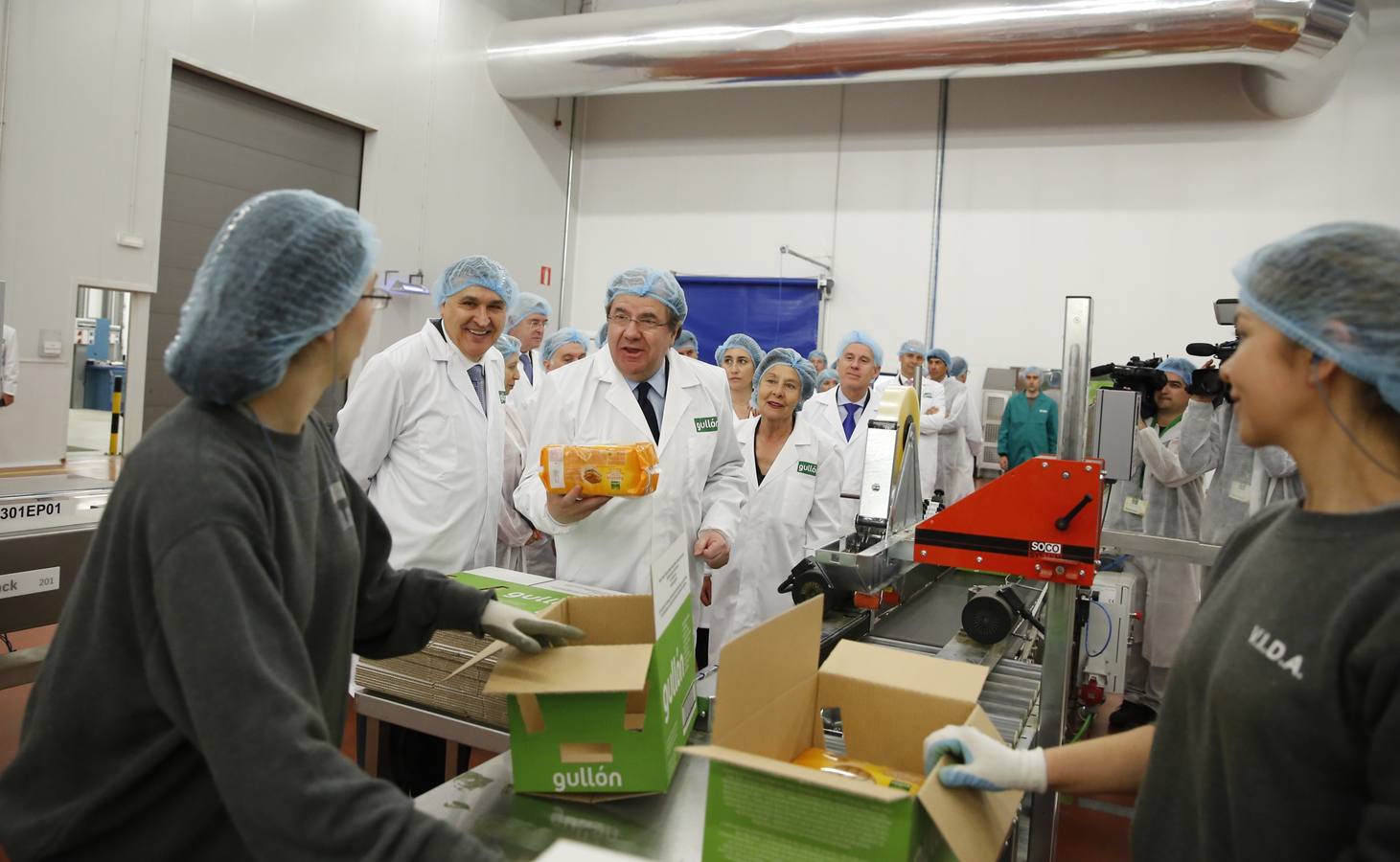 Galletas Gullón inaugura una nueva planta en Aguilar de Campoo (Palencia)
