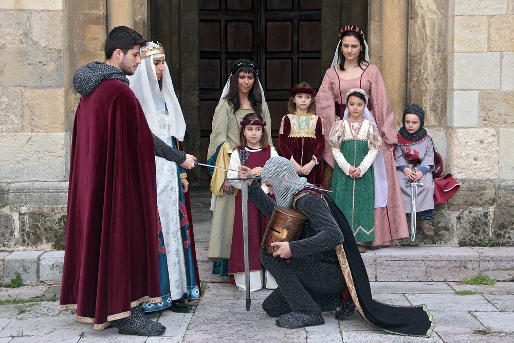 Recreación de vestuario medieval en León