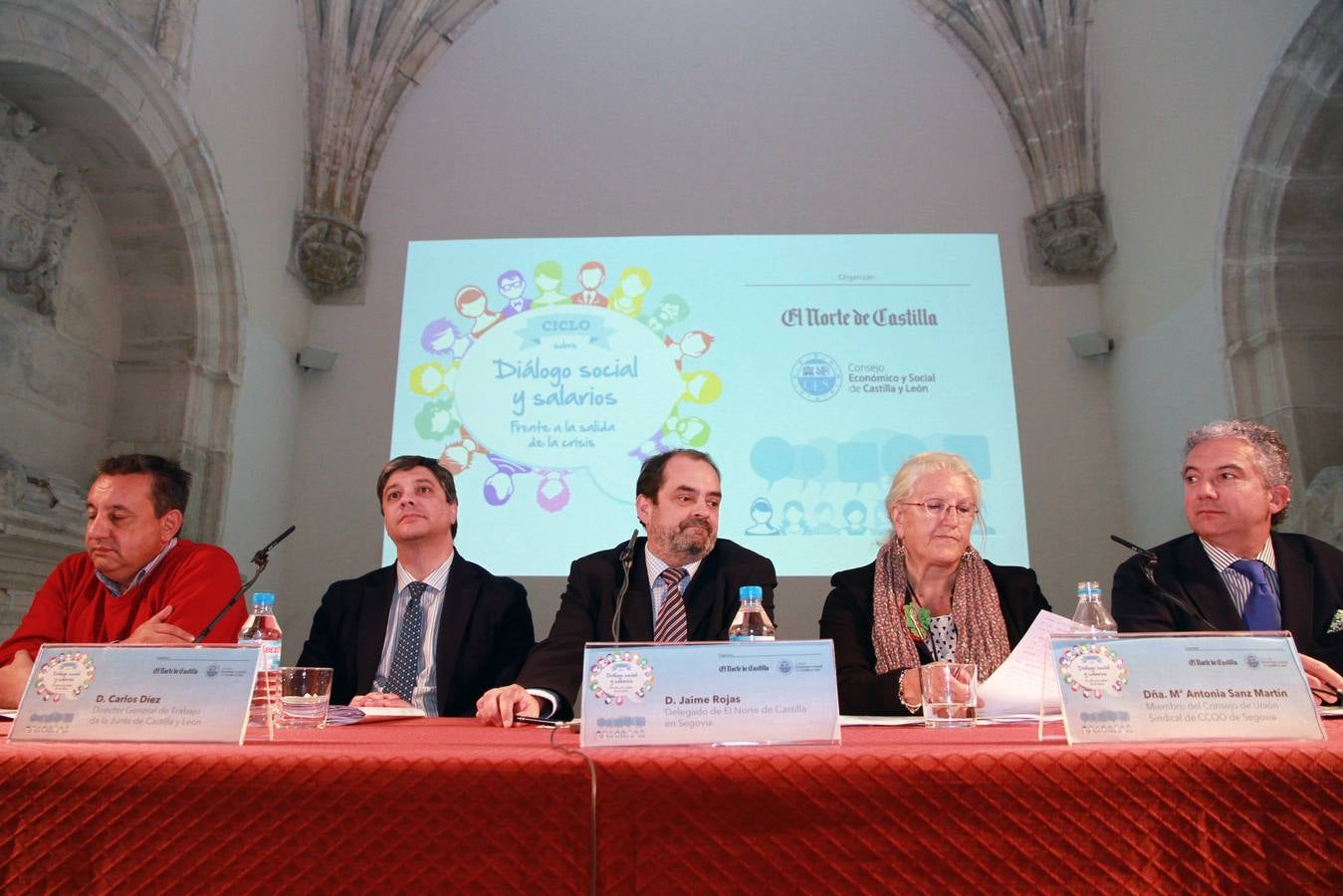 Tercera jornada del ciclo &#039;Diálogo Social y salarios frente a la salida de la crisis&#039; celebrada en Segovia