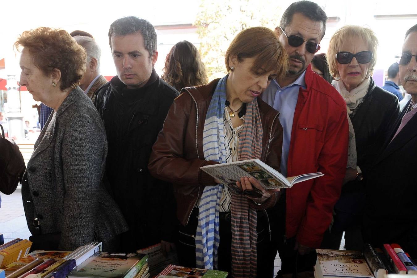 Día del Libro en la Plaza España de Valladolid