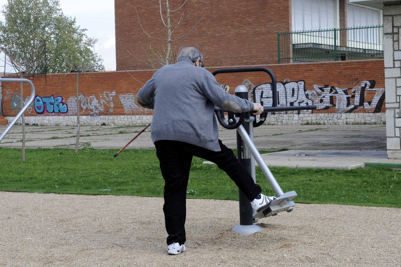 Nuevo parque biosaludable de Barrio España (Valladolid)