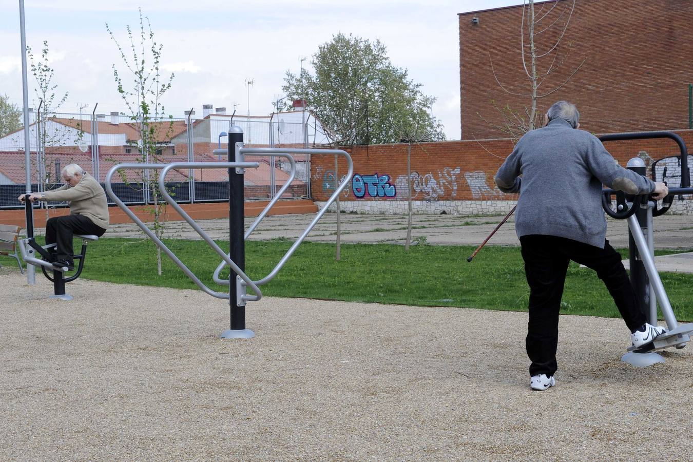 Nuevo parque biosaludable de Barrio España (Valladolid)