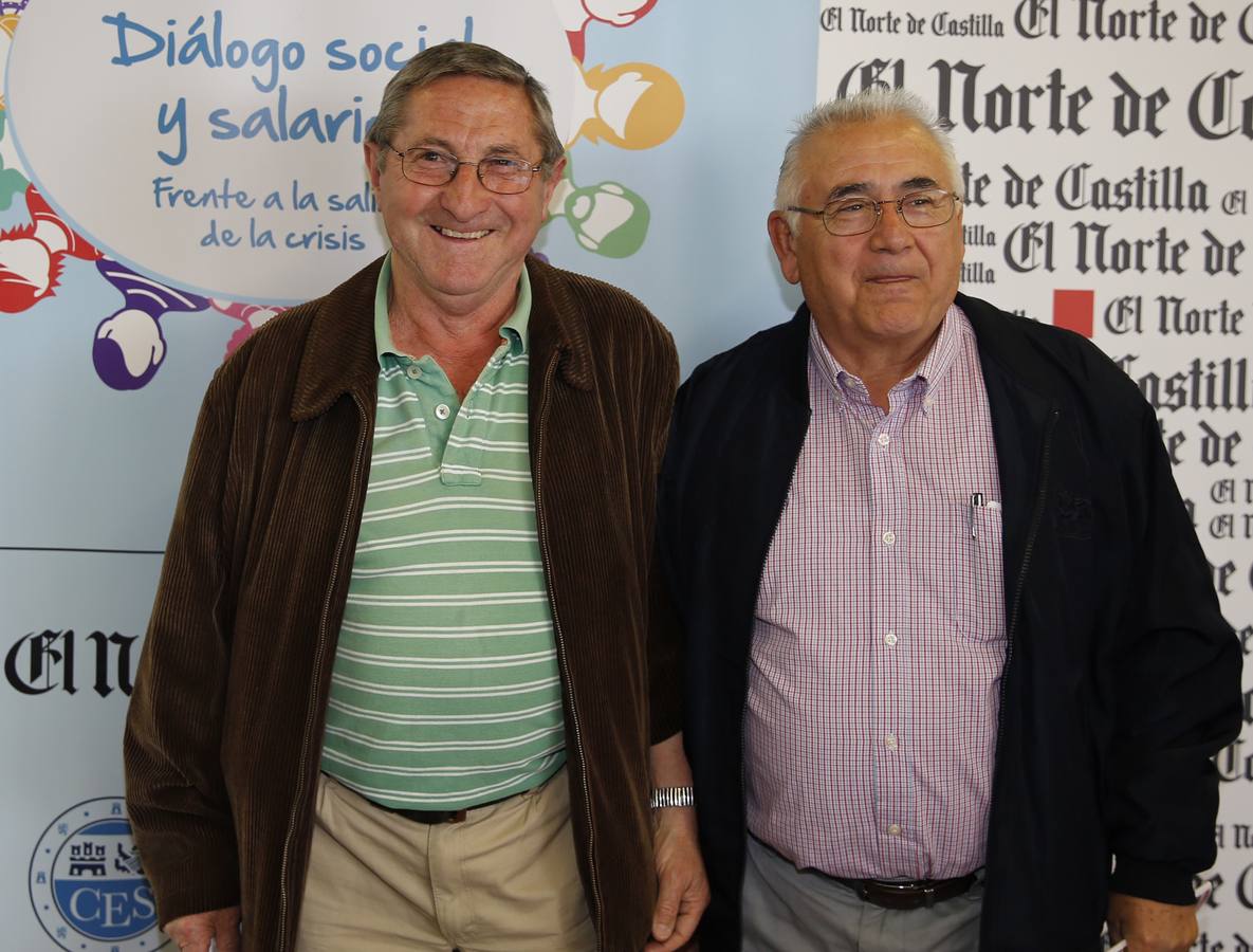 Julián Sanz y Pedro García, de CC OO.