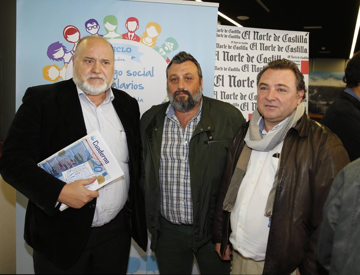 Antonio Díez, Antonio Estrada y Antonio Sánchez, de Comisiones Obreras.