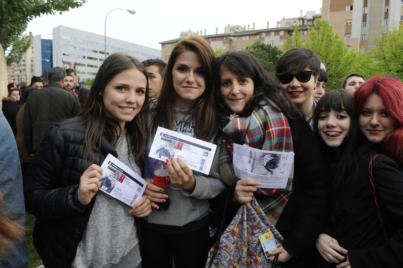 Público asistente al concierto de Melendi en el Auditorio de la Feria de Valladolid (Parte 1)